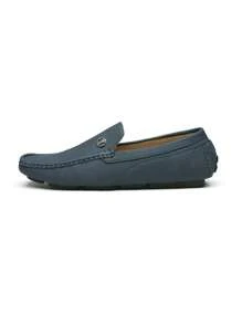 Men's Penny Loafers Moccasins Shoes - Màu xanh bụi bặm - Xem 5
