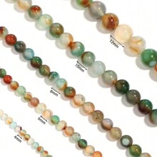 1 Strand Natural Peacock Agate Stone Beads 4/6/8/10/12mm - Peacock Agate - View 4