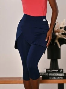 Women Leggings - 紅色和藍色 - 查看 7