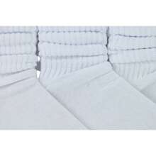ToBeInStyle Pack Of 3 Of Colorful Unisex Fashion Slouch Socks - White - View 7