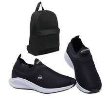 Women Sports Shoes - 黑色+海軍藍 - 查看 3