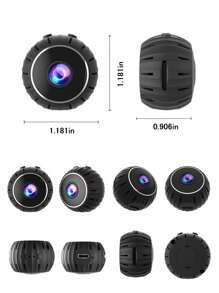 X10無線遙控wifi攝像機監視器,適用於家庭室內活動,配備高清夜視功能 - 黑色 - 查看 8
