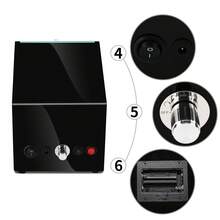 Enrollador Automático De Relojes, Mecanismo De Rotación De Reloj Único Con Exterior Negro, Caja Giratoria Para Reloj De Carga Automático - Unitalla - Ver 4