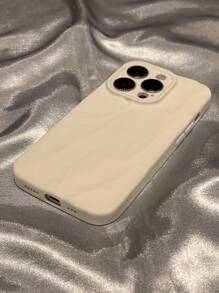 高端仿皮質紋理與折疊設計和掛繩全保護柔軟矽膠殼，防指紋和防震殼與iPhone兼容，男女適用