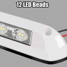 1PC LED Copertine Lumină pentru veranda Aplice interioare de perete pentru rulotă Bar luminoasă rezistentă la apă RV Van Remorcă Lampă exterioară Accesorii pentru rulotă 12V/24V