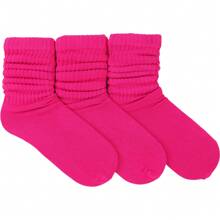 Calcetines por Encima de la Rodilla de Mujer - Rosa Fucsia - Ver 5