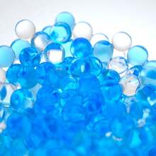 6000pcs Colored/Clear Water Gel Beads, Water Gel Beads For Vase Filler, Decoration, Wedding Centerpiece, Floating Candles, Planting, Floral Decoration Best Gifts Birthday Graduation - Blue - View 3