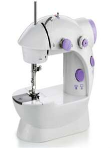 Kit Mini Ferro de Passar Mais Mini Maquina De Costura Bivolt 110/220v - Multicolorido - Visão 3