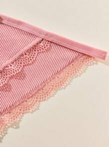 APRSEA 5pcs/Pack Women Low-Rise Solid Color Breathable Casual Sporty Bikini Panties