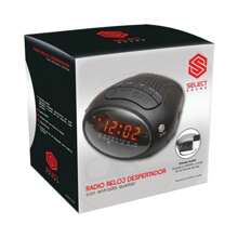Radio Reloj Despertador Digital Select Sound 4382 Luz Led Radio AM/FM MP3 Pantalla de 4" Alarma Snooze - Negro - Ver 6