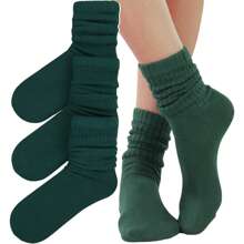 Calcetines por Encima de la Rodilla de Mujer - Cazador verde - Ver 1
