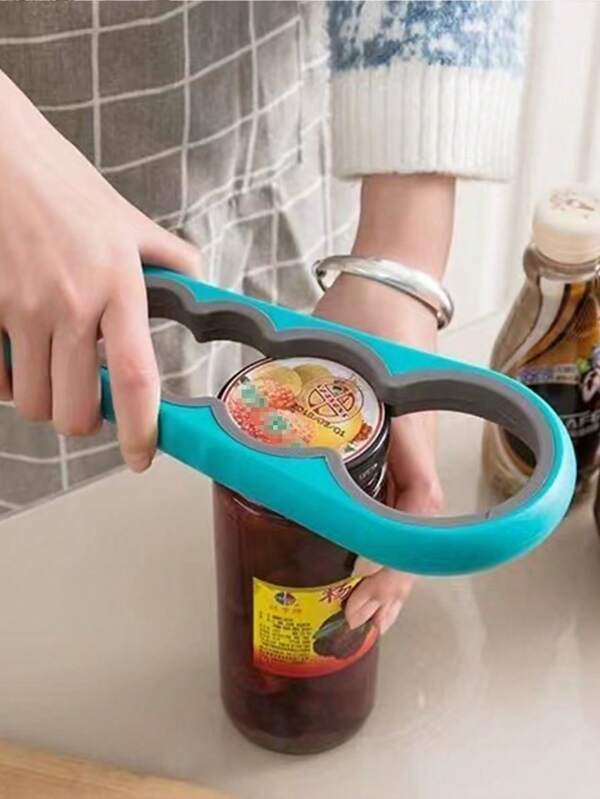 1pc Multifunctional Kitchen Tool: Twist-Off Bottle Opener & Can Opener & Cap Lifter & Jar Opener Seafood Boil