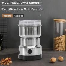 Electric Pulverizer Mill Grains Coffee Herbs Spices - Bạc - Xem 1