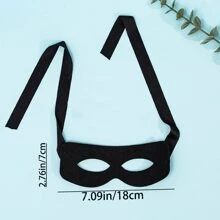 1PC Black Universal Goggles Role-Playing Zorro Half-Face Mask Performance Prom Movie Props Masquerade Prom Party Decorations Prank Props Halloween