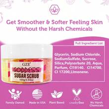 Goddess Body Sugar Scrub - Tẩy tế bào chết chăm sóc da - Tẩy tế bào chết dưỡng ẩm cho cơ thể, Cellulite, Da chết, Vùng kín Tẩy tế bào chết làm trắng da - Hồng - Xem 6
