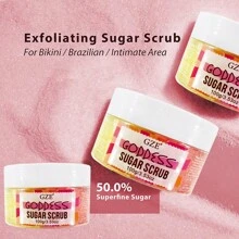 Goddess Body Sugar Scrub - Tẩy tế bào chết chăm sóc da - Tẩy tế bào chết dưỡng ẩm cho cơ thể, Cellulite, Da chết, Vùng kín Tẩy tế bào chết làm trắng da - Hồng - Xem 8