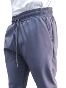 Men Pants - สีเทาเข้ม - ดู 3