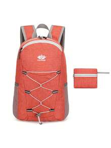 Camping Backpack Waterproof Fishing Bag Foldable School Backpack For Office Travel Travel Bag Traveling Bag Travel Kit Travel Stuff Travel Organizer Travel Essentials Travel Accessories - Orange - View 6