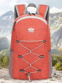 Camping Backpack Waterproof Fishing Bag Foldable School Backpack For Office Travel Travel Bag Traveling Bag Travel Kit Travel Stuff Travel Organizer Travel Essentials Travel Accessories - Orange - View 5