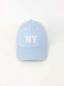 1pc Women's Fashion NY Embroidered Baseball Cap For All Seasons, Festive Baseball Cap, Couple's Daily Travel Outdoor Leisure Sports Cap.