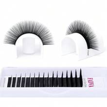 FADVAN Fadvan 16 Rows 7-15mm L/L+/LC/LD/LU Curl Volume Eyelash Extensions Individual Eyelashes For Grafting Silk Soft Classic False Lashes Supplies,Natural, Lash Tech Supplies