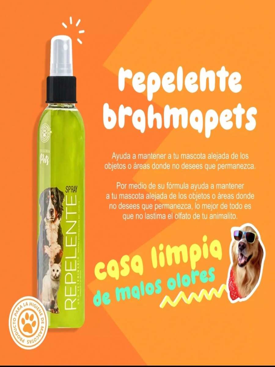 Dog Repellent Spray 250ml - Lime Green - View 1