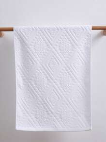QIBHI 1pc Jacquard European Style (Lightweight, Convenient), Choose 1 Bath Towel Or 1 Face Towel, Soft , Absorbent For Bathing, Pool, Gym, Beach Bathroom Decor Summer Back To School For Beauty Salon Home Bathroom