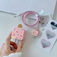 4pcs Hình Ice Cream 20W Bộ sạc Vỏ bảo vệ - Nhiều màu - Xem 5