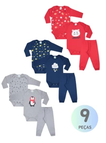 Baby Boys Jumpsuits - 淺藍色 - 查看 1
