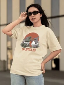 Men T-Shirts - 卡其色 - 查看 4