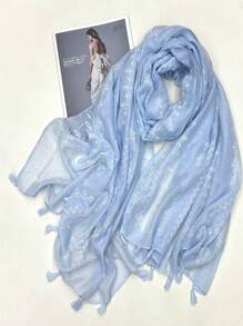 Boho 1 chiếc khăn choàng đầu màu trơn thời trang đa năng giản dị cổ điển thanh lịch cho phụ nữ, xuân/hè đông thu - Nhiều màu - Xem 16