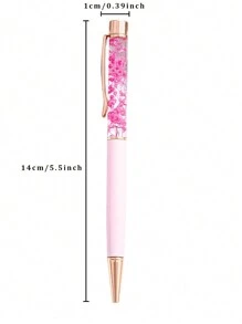 創意diy油干花筆圓珠筆+鉛筆盒