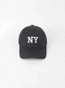 1pc Women's Fashion NY Embroidered Baseball Cap For All Seasons, Festive Baseball Cap, Couple's Daily Travel Outdoor Leisure Sports Cap.