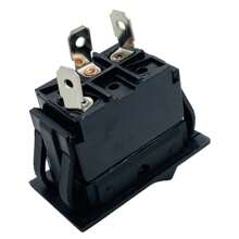 Switch Con Luz De 1 Paso / Tecla Grande - Negro - Ver 2