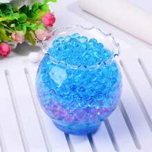 6000pcs Colored/Clear Water Gel Beads, Water Gel Beads For Vase Filler, Decoration, Wedding Centerpiece, Floating Candles, Planting, Floral Decoration Best Gifts Birthday Graduation - Blue - View 2