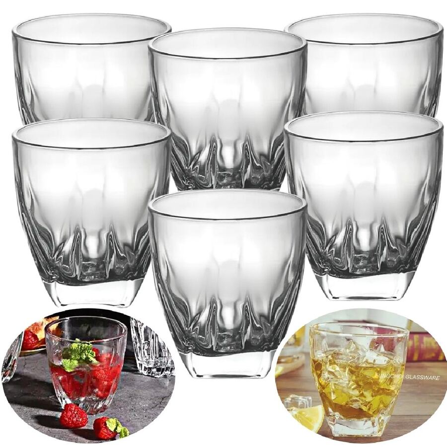 COPO VIDRO WHISKY 6 UNIDADES