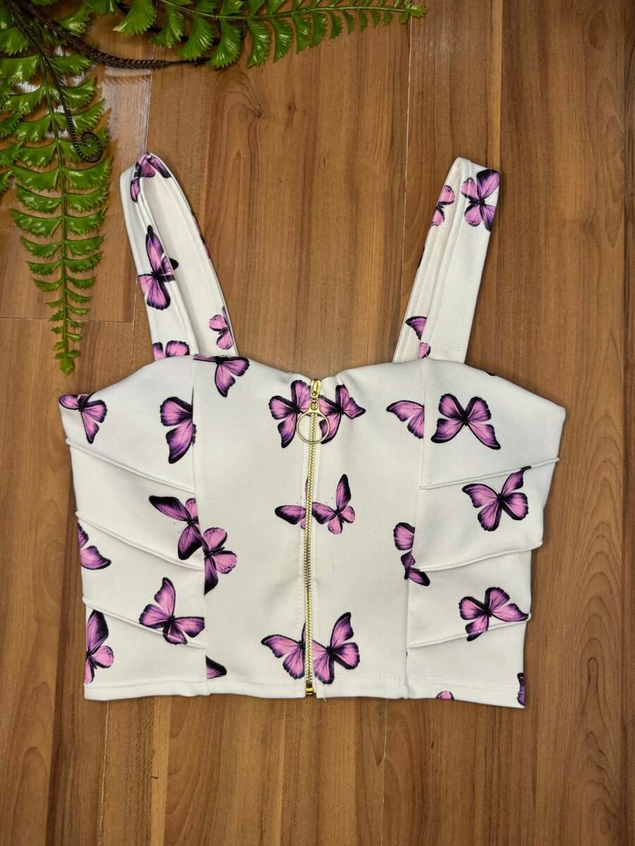 Women Blouses - 紫色 - 查看 1