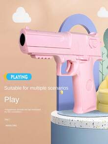 Desert Eagle Soft Bullet Toy Gun, Teenagers' Pistol Model With Simulated Bullets - Pink - View 2
