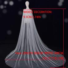 1pc Soft Chiffon Women's Cape Shawl Suitable For Parties, Dances, Weddings And Other Formal Occasions Fall Clothes For Women - VG21 - View 10