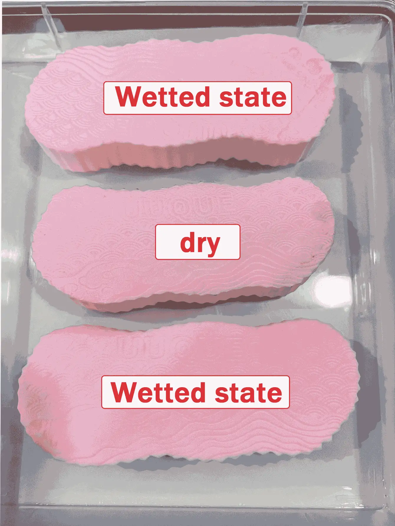 1pc Three-Dimensional Exfoliating Scrub Sponge, Minimalist Grey Soft Bath Sponge, Used In The Bathroom Without Pain and Skin Damage - Grey - View 8