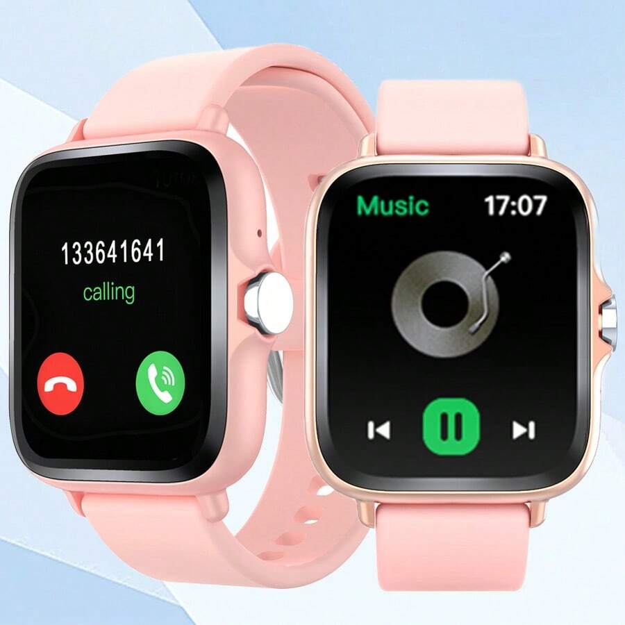 智能手錶，無線通話/撥號，多運動模式，男女適用，運動手錶，自定義壁紙，適用於iPhone/Android