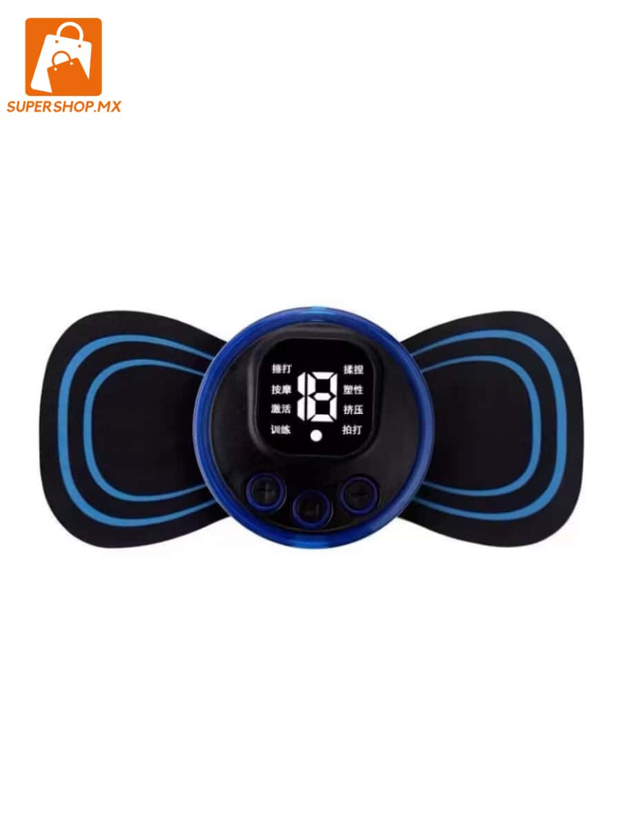DISPOSITIVO DE MASAJE, MASAJEADOR PARCHE PARA MUSCULO RELAJACION FS-22 - Negro - Ver 1