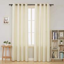 1pc Long Curtain Rods For For Windows, Telescoping Splicing Curtain Rod, 3/4 Drapery Rods With Small Cap Finial, Bronze - Bronze - View 4