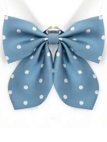 pooting bear 1 Miếng Của phụ nữ Dệt Phong cách học viên Con thỏ Tai Chấm bi Nơ thắt , Thích hợp Để Trang Trí Hàng Ngày , JK Phù hợp - Nhiều màu - Xem 16