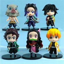 动漫公仔 Kimetsu No Yaiba DemonSlayer 套装 6 柱系列 8 至 10 厘米 TanjiroKamado、Nezuko Kamado、Zenitsu Agatsuma、Inosuke Hashibira、Giyū Tomioka、Kyōjurō Rengoku、礼品玩具、装饰。房间装修 - Set8kimetsu - 查看 7