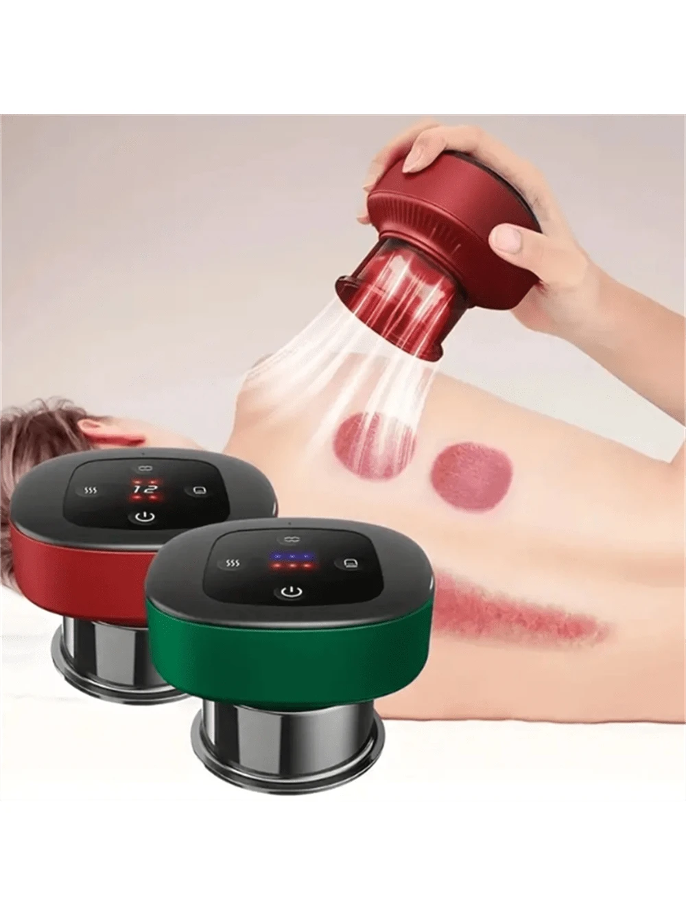 ダイナミック式カッピング セット 脂肪デトックス用 掃除機式