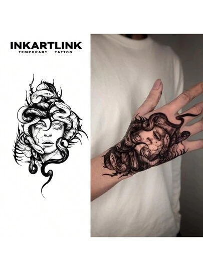 وشم التكنولوجيا الثورية Inkartlink Inkartlink ، وشم شبه دائم ، ميدوسا ، مقاوم للماء ، وشم مؤقت طويل الأمد ، وشم مزيف واقعي ، وشم نباتي ، وسحر