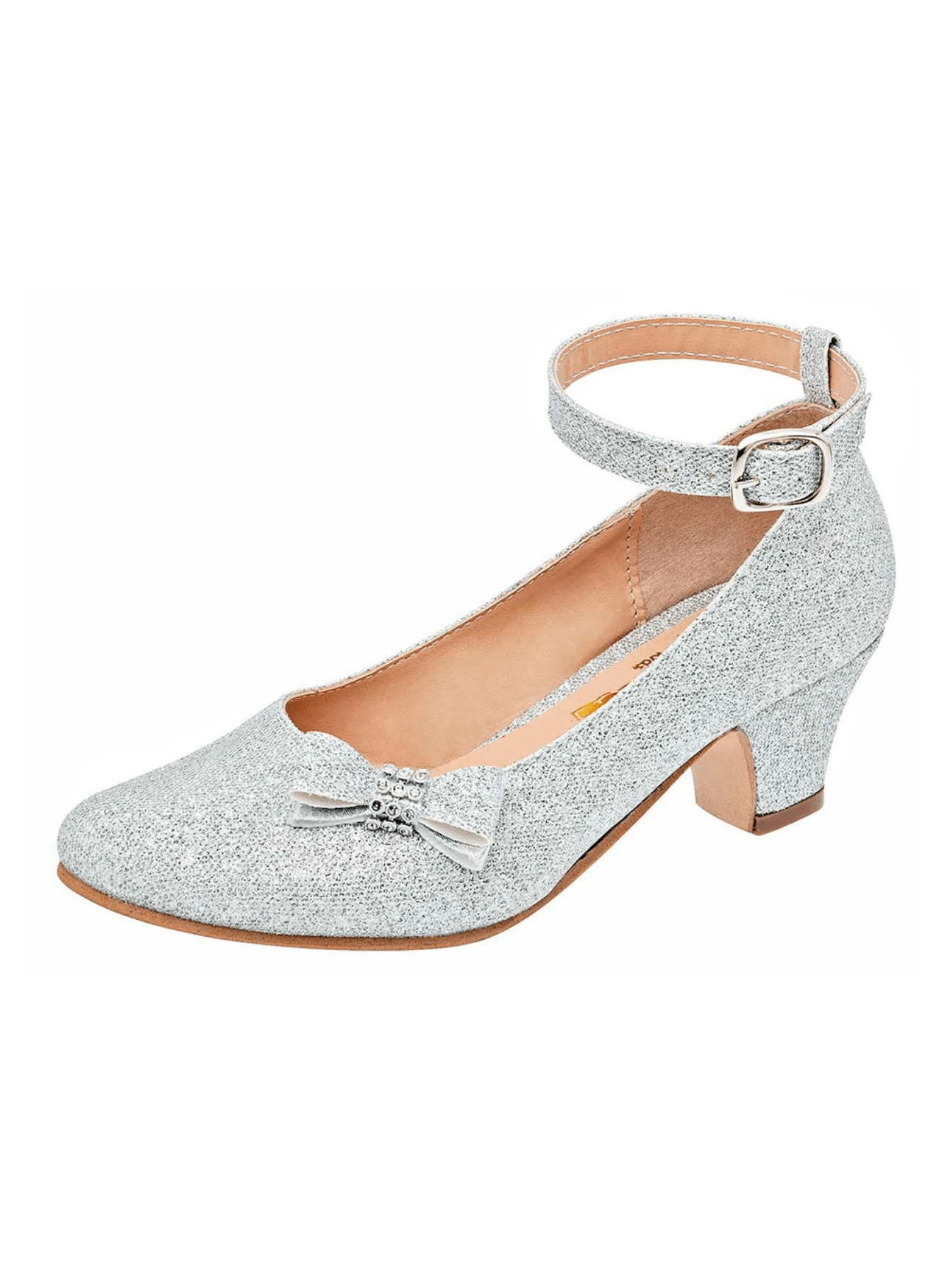 Pakar Zapaterias Caramel Zapato de graduación para niña plata - Plateado - Ver 1