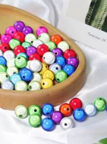 4/6/8/10/12mm Acrylic Round Loose Beads For Jewelry Making BraceletsNecklaces DIY Crafts - Beads - View 6