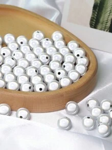 4/6/8/10/12mm Acrylic Round Loose Beads For Jewelry Making BraceletsNecklaces DIY Crafts - Beads - View 5